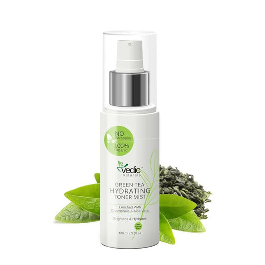 Vedic Naturals Green Tea Hydrating Toner Mist - BUDNEN