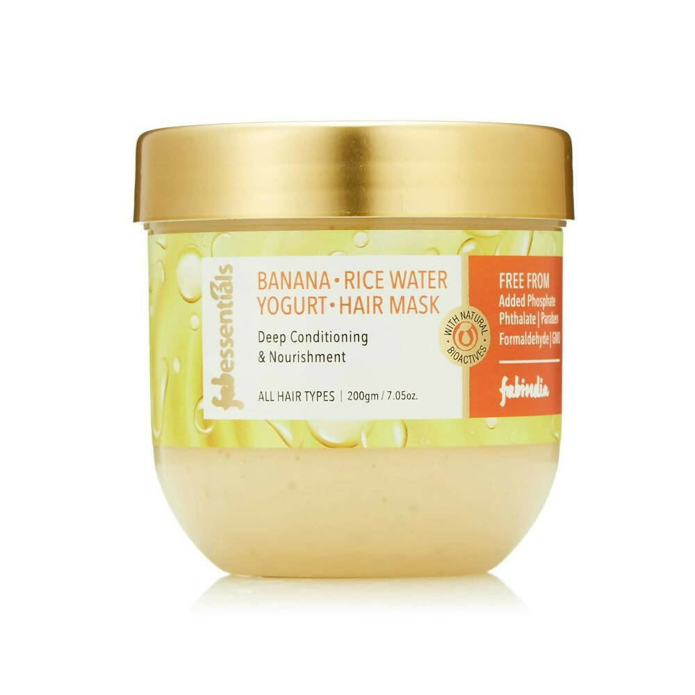 Fabessentials Banana Rice Water Yogurt Hair Mask -  USA 