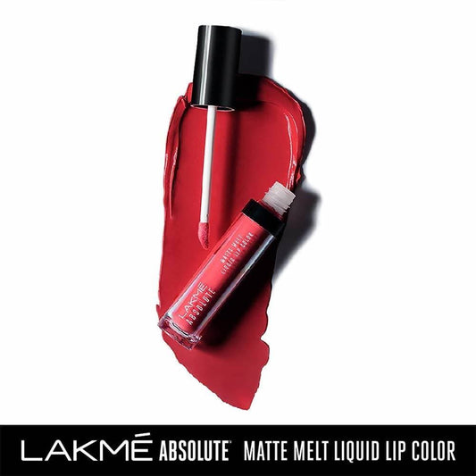 Lakme Absolute Matte Melt Liquid Lip Color - Rhythmic Red