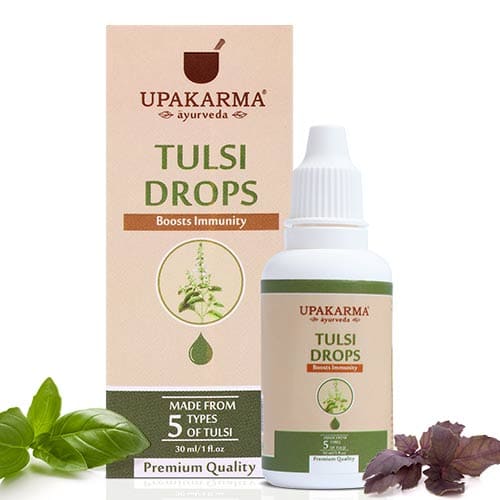 Upakarma Ayurveda Tulsi Drops Boosts Immunity -  usa australia canada 