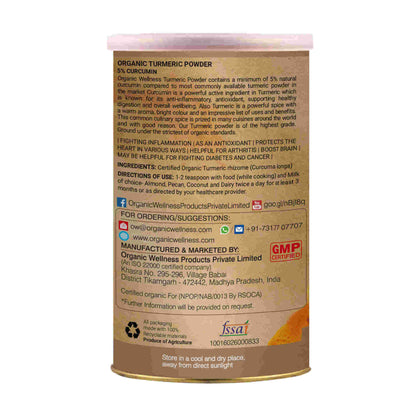 Organic Wellness Turmeric Powder