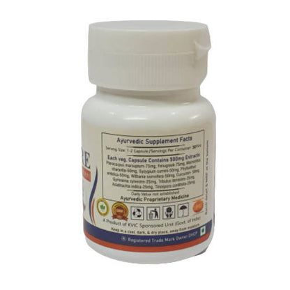 Deep Ayurveda Diacure 500mg Veg Capsules