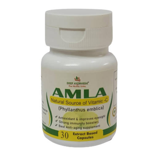 Deep Ayurveda Amla 500mg Veg Capsules -  usa australia canada 