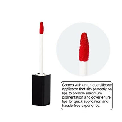 FLiCKA Set and Attack Liquid Matte Lipstick 01 Crunchy Carrot - Red