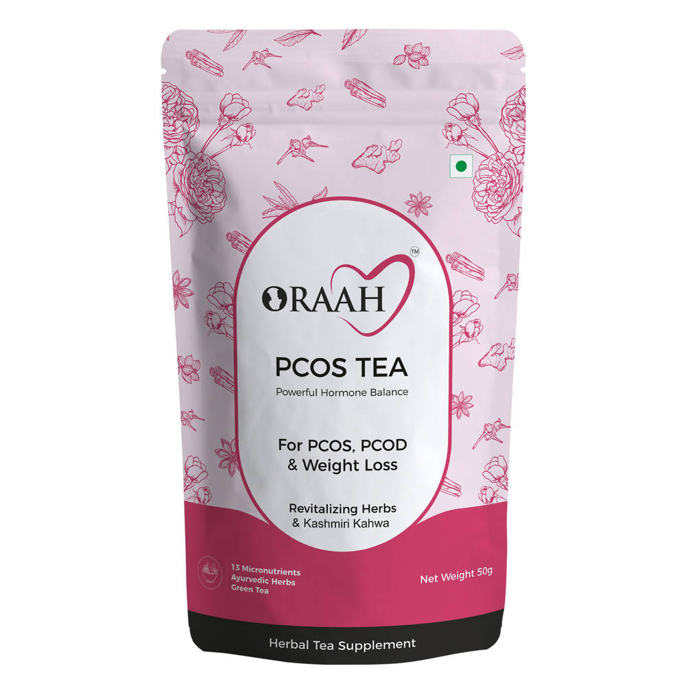 Oraah PCOS PCOD Herbal Tea - Kashmiri Kahwa Flavour