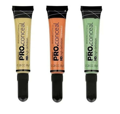 Favon Fab Secret Pack of 3 Concealer (Contour/Corrector) (Orange, Green, Beige)