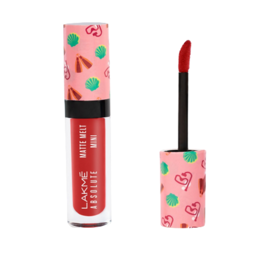 Lakme Absolute Matte Melt Mini Liquid Lip Color - Coral Camp - buy in USA, Australia, Canada