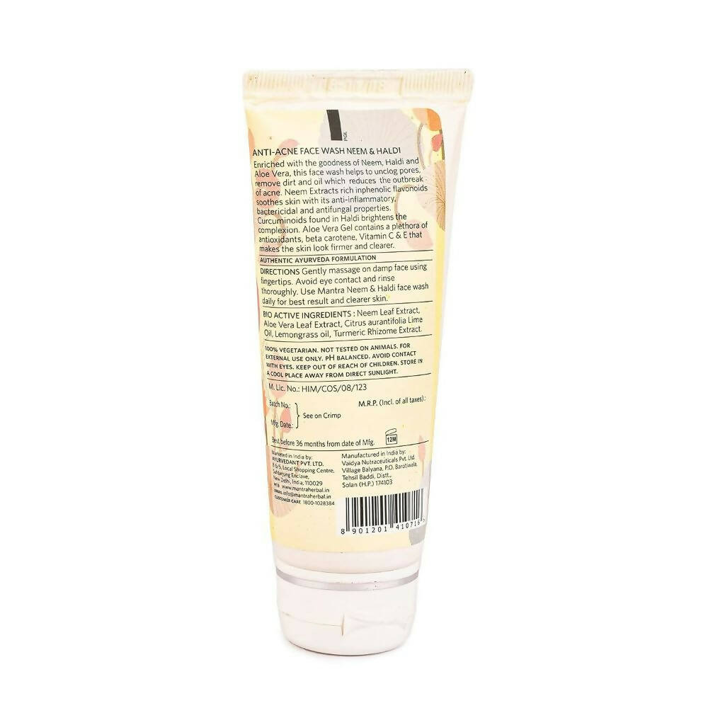 Mantra Herbal Neem and Haldi Anti-Acne Face Wash