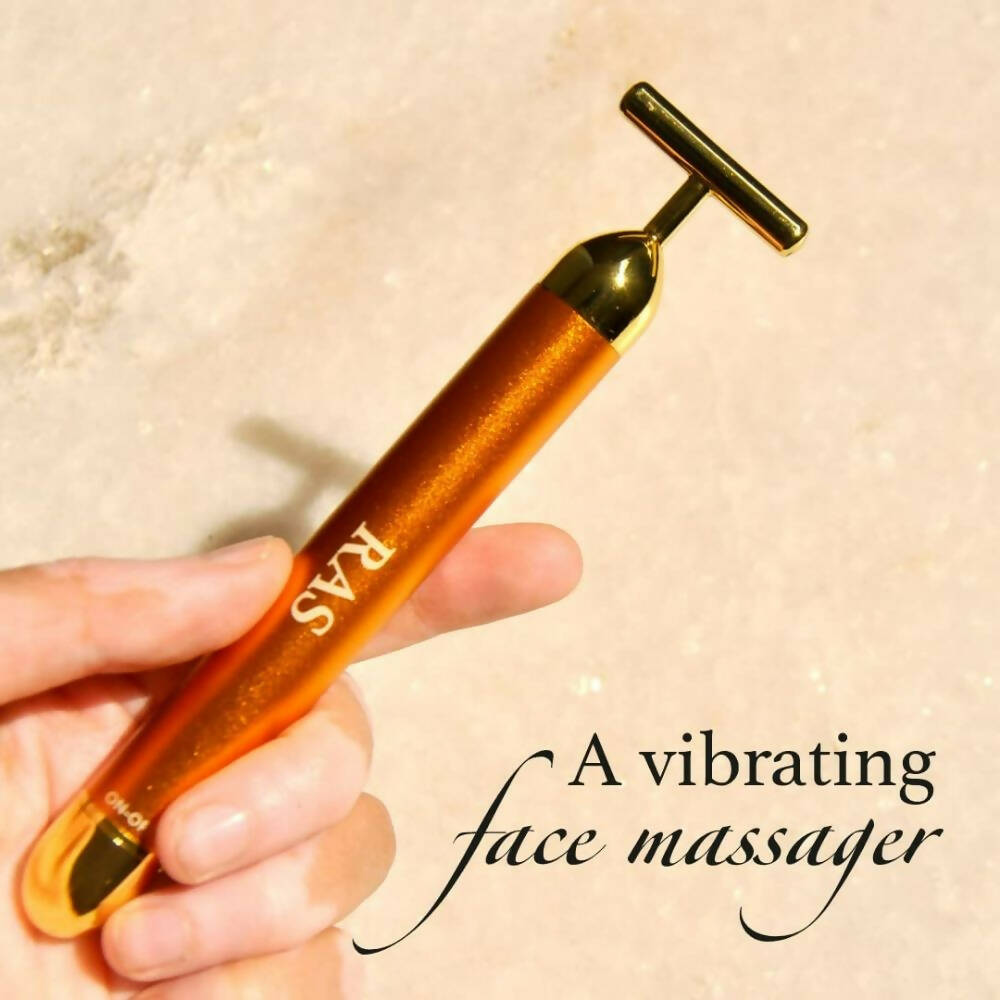 Ras Luxury Oils 24K Gold Vibrating Face Massager