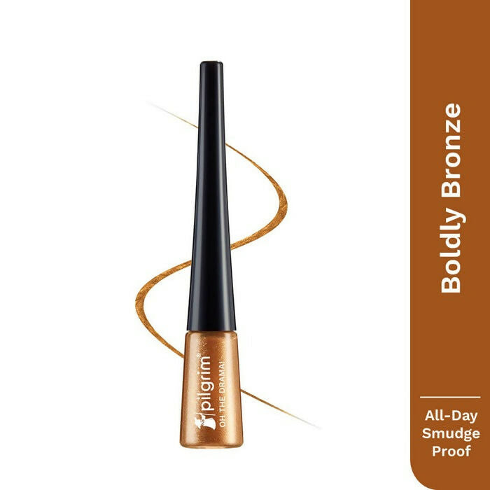 Pilgrim Oh The Drama Metallic Eyeliner Boldly Bronze