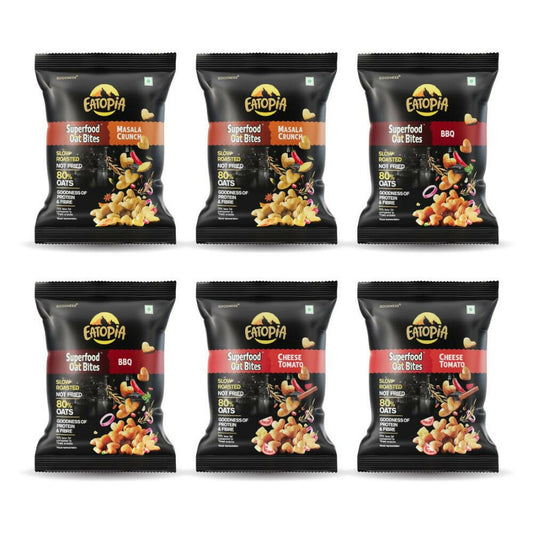 Eatopia Superfood Oats Bites - Assorted Combo -  USA, Australia, Canada 