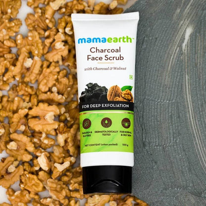 Mamaearth Charcoal Face Scrub For Deep Exfoliation