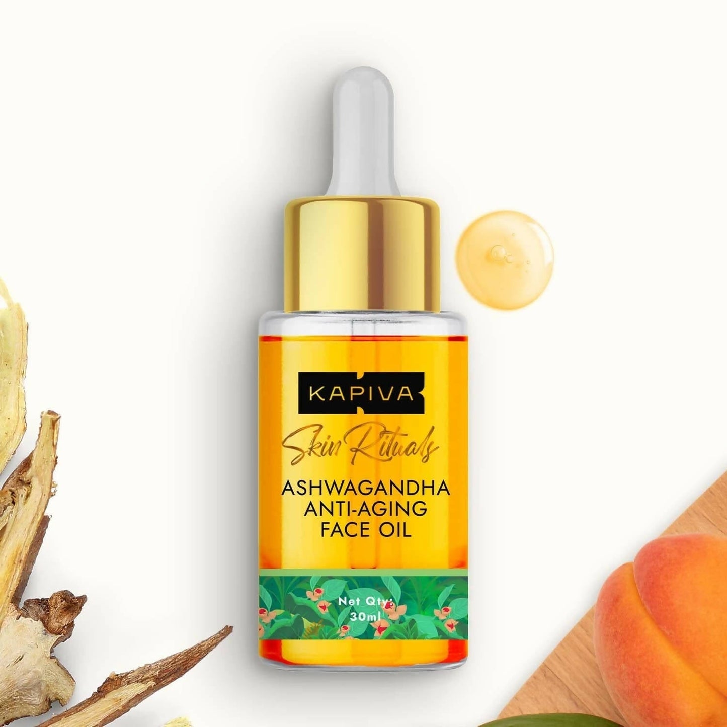 Kapiva Ayurveda Skin Rituals Ashwagandha Anti-Aging Face Oil