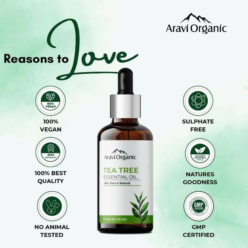 Aravi Organic Tea Tree Essential Oil