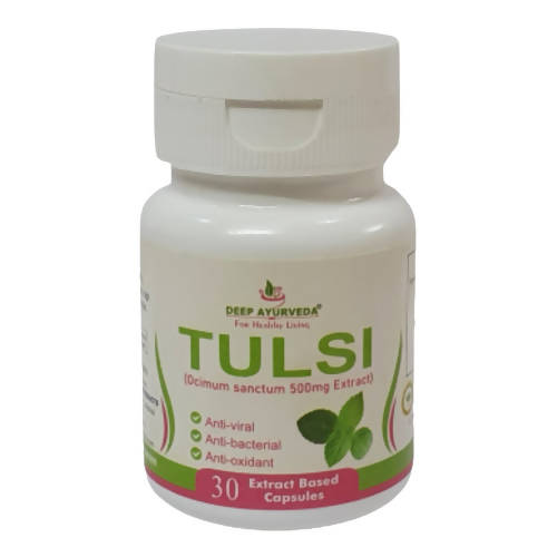 Deep Ayurveda Tulsi 500mg Veg Capsules -  usa australia canada 