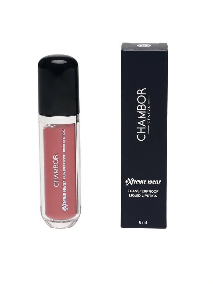 Chambor Extreme Wear Transferproof Liquid Lipstick - Rose Boudoir