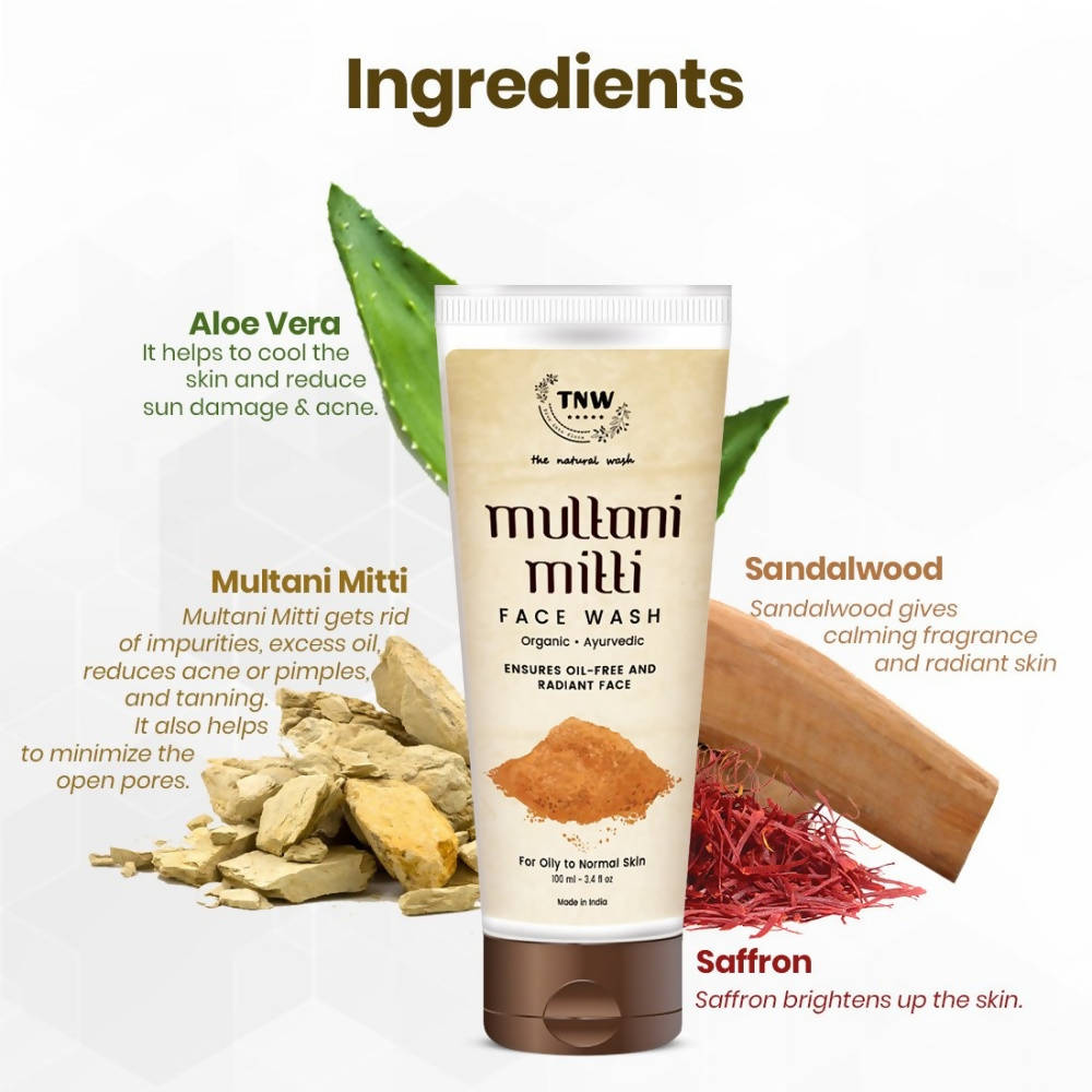 The Natural Wash Multani Mitti Face Wash