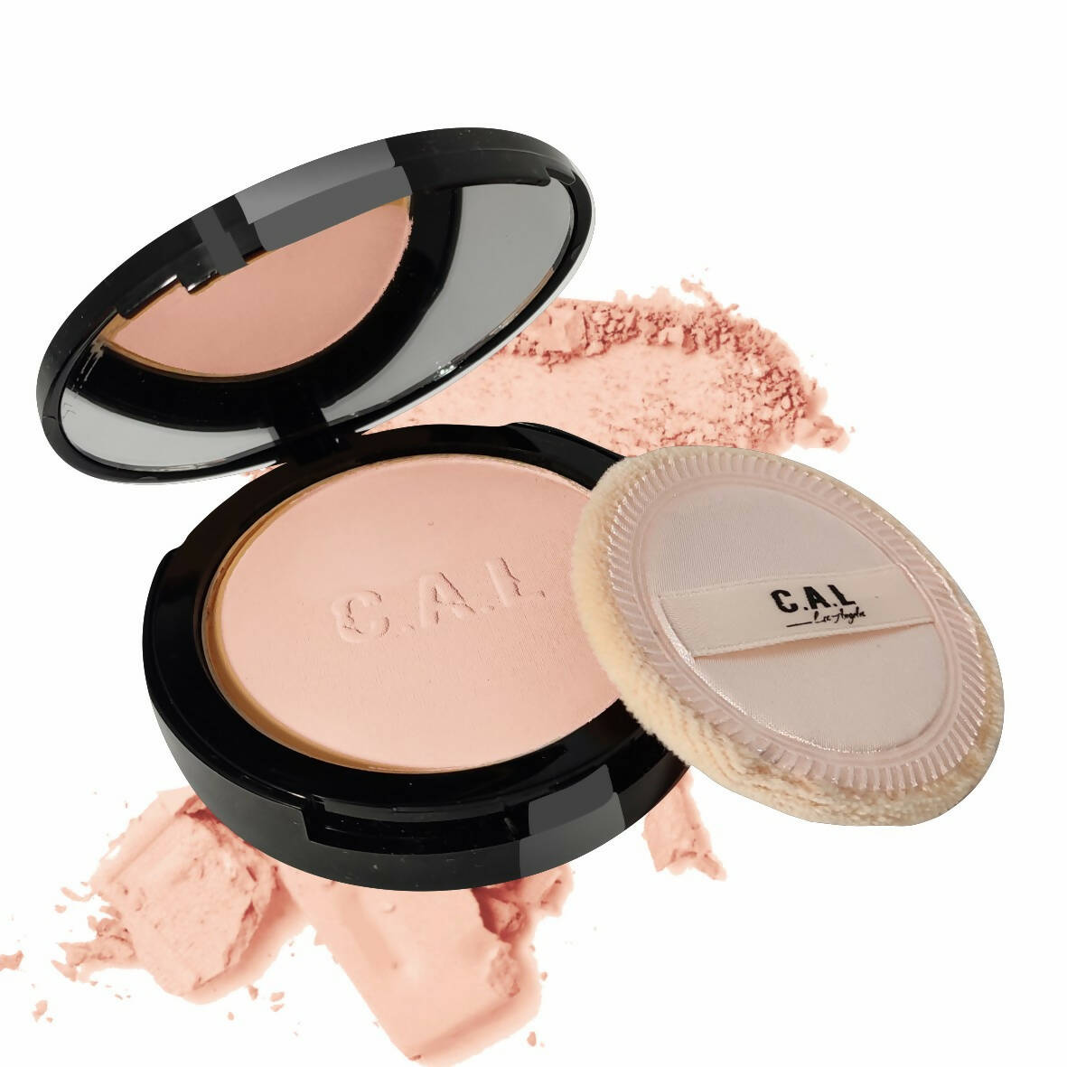 CAL Los Angeles Finish Up Matte Compact -Peach - BUDNE