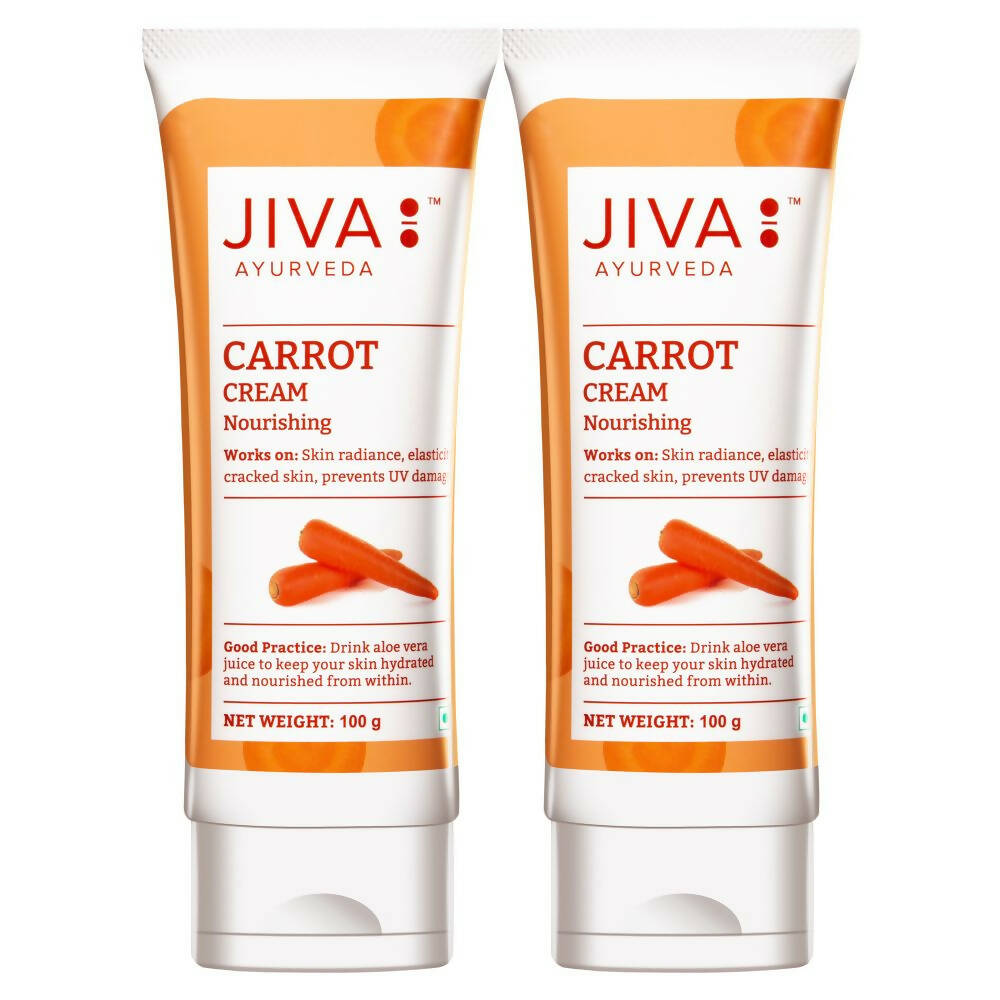 Jiva Ayurveda Carrot Face Cream - BUDNEN