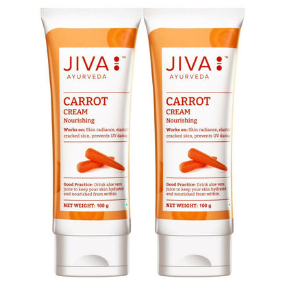 Jiva Ayurveda Carrot Face Cream - BUDNEN