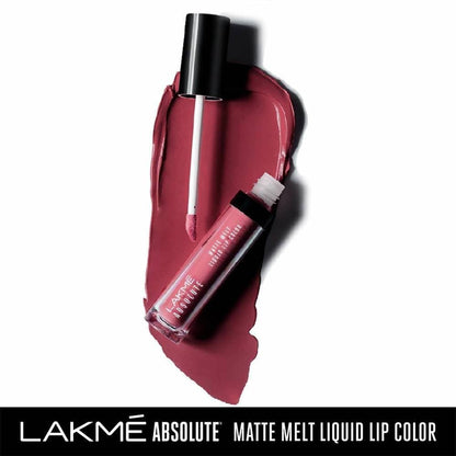 Lakme Absolute Matte Melt Liquid Lip Color - Pink Silk