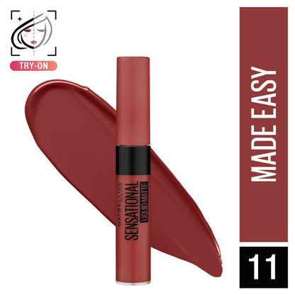 Maybelline New York Sensational Liquid Matte Lipstick - 11 Made Easy