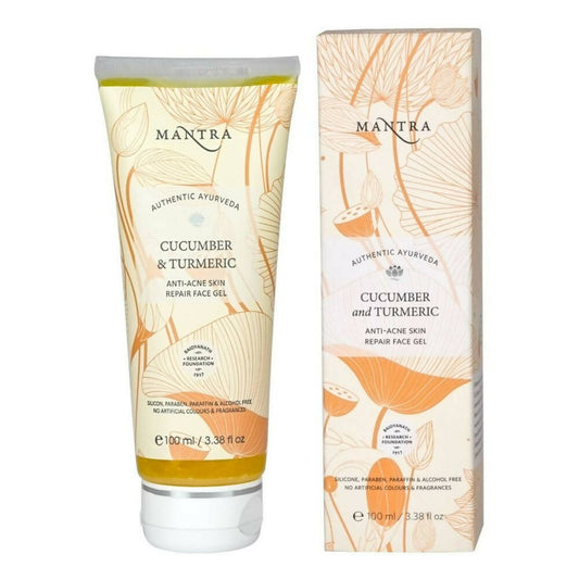 Mantra Herbal Cucumber & Turmeric Anti-Acne Skin Repair Face Gel - BUDNEN