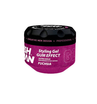 Nishman Hair Styling Gummy Gel Fuchsia - Wet Look - BUDNE