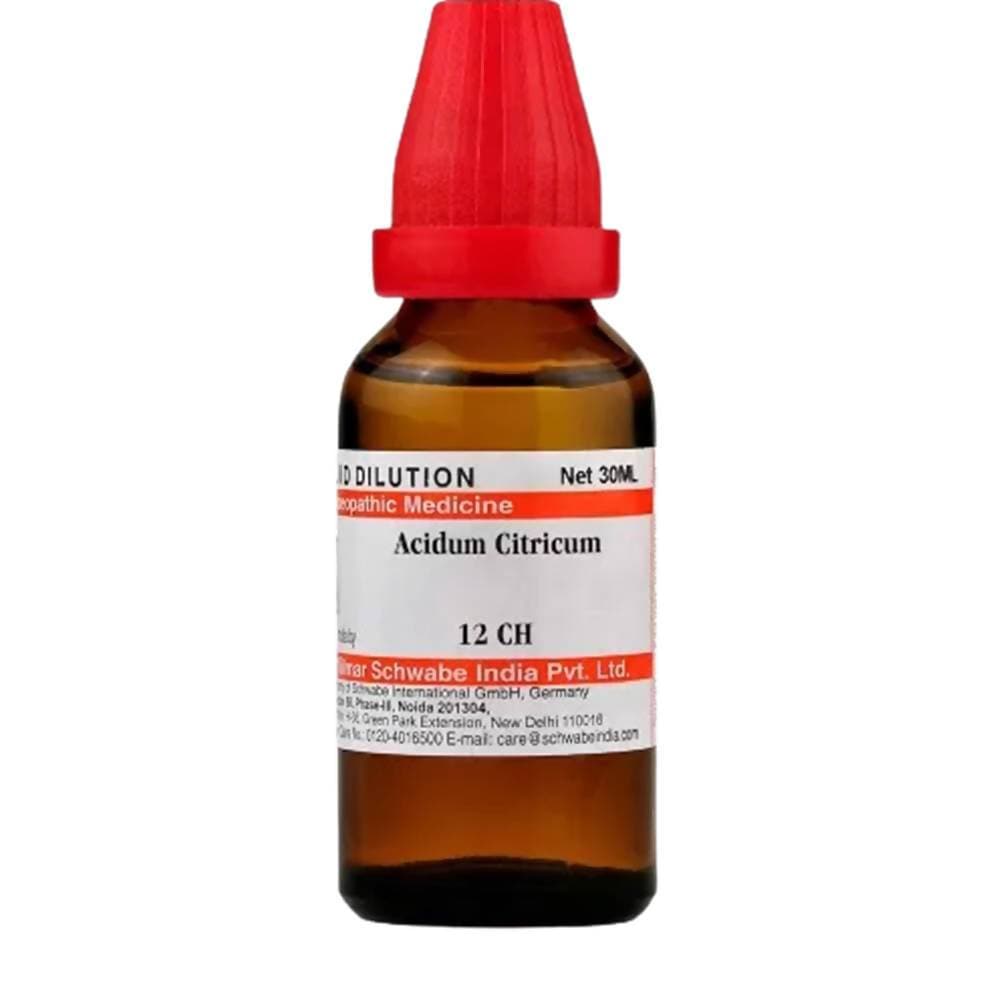 Dr Willmar Schwabe India Acidum citricum Dilution