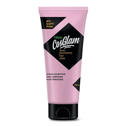 Nisha Cosglam Semi Permanent Hair Color 11 Soft Pink