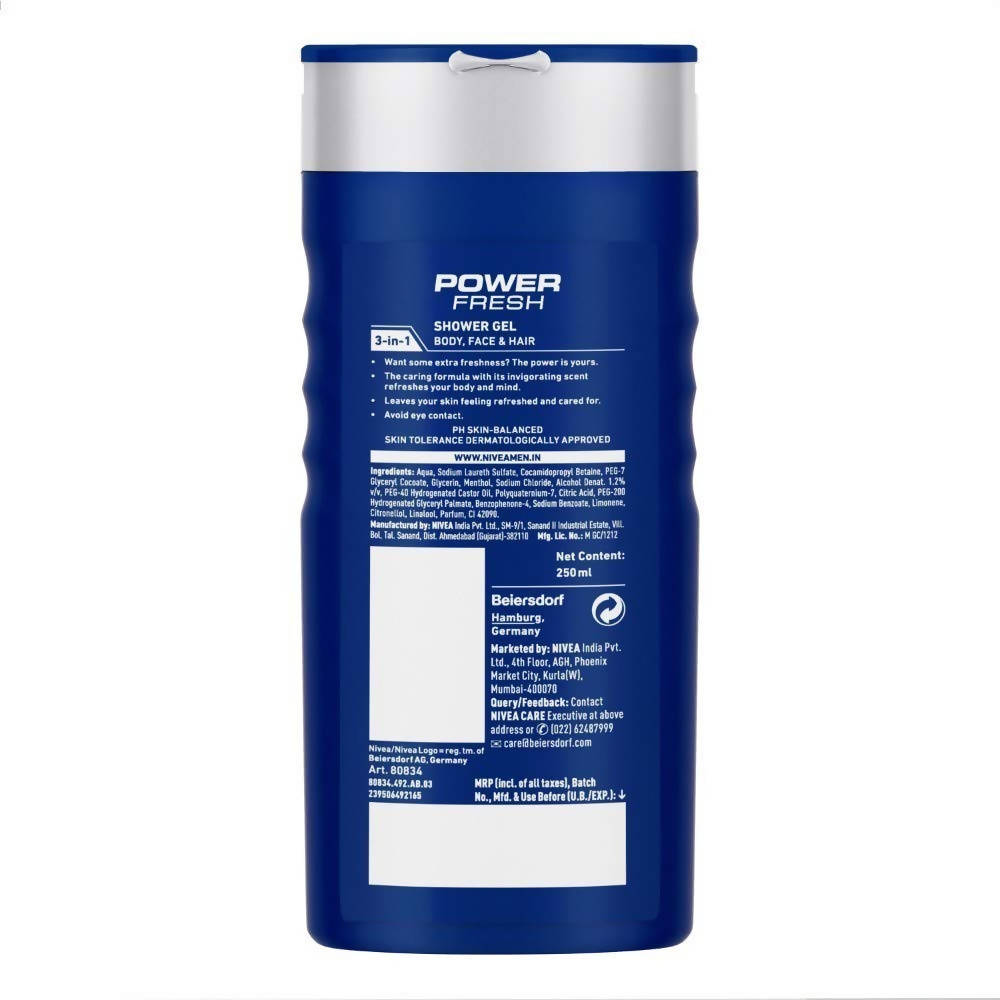 Nivea Men Power Fresh Shower Gel