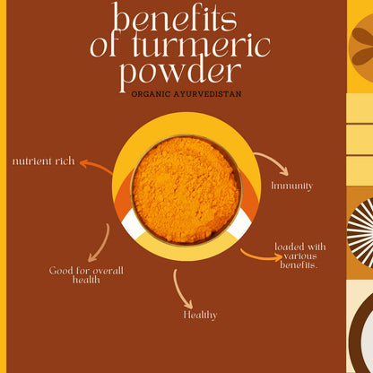 Organic Ayurvedistan Turmeric Powder