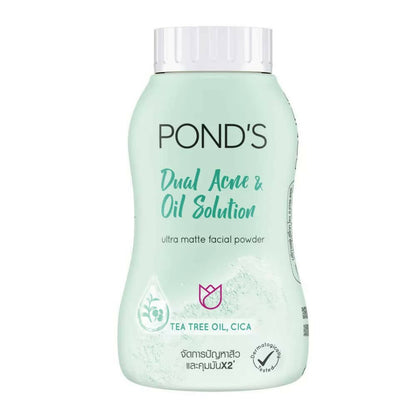 Ponds Dual Acne & Oil Solution Ultra Matte Facial Powder - BUDNE