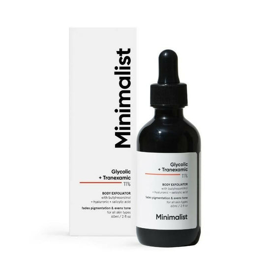 Minimalist Glycolic +Tranexamic 11% Body Exfoliator - BUDNE