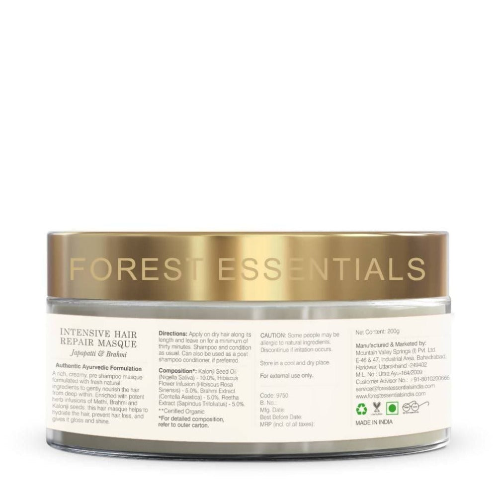 Forest Essentials Intensive Hair Repair Masque Japapatti & Brahmi