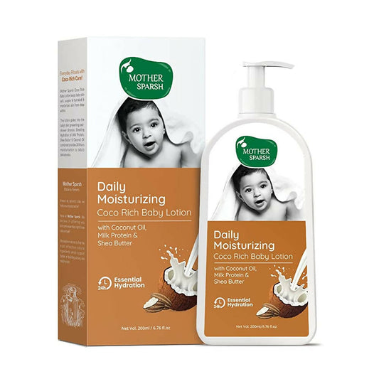 Mother Sparsh Daily Moisturizing Coco Rich Baby Lotion -  USA, Australia, Canada 