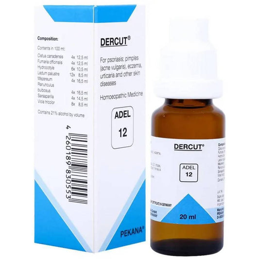 Adel Homeopathy 12 Dercut Drops