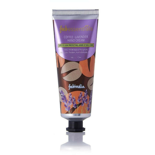 Fabessentials Coffee Lavender Hand Cream - SPF 15 - BUDNE