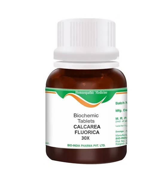 Bio India Homeopathy Calcarea Fluorica Biochemic Tablets