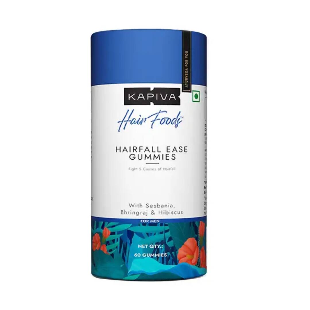 Kapiva Ayurveda Hairfall Ease Gummies For Men - usa canada australia