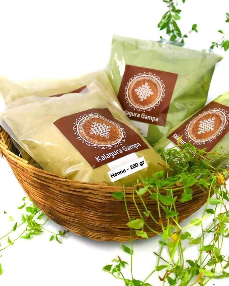 Kalagura Gampa Henna Leaves Powder And Indigo Leaves Powder Combo