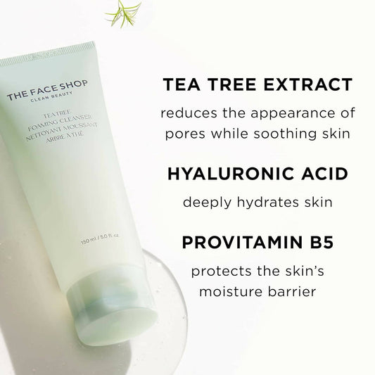 The Face Shop Tea Tree Pore Clarifying Gel Cleanser