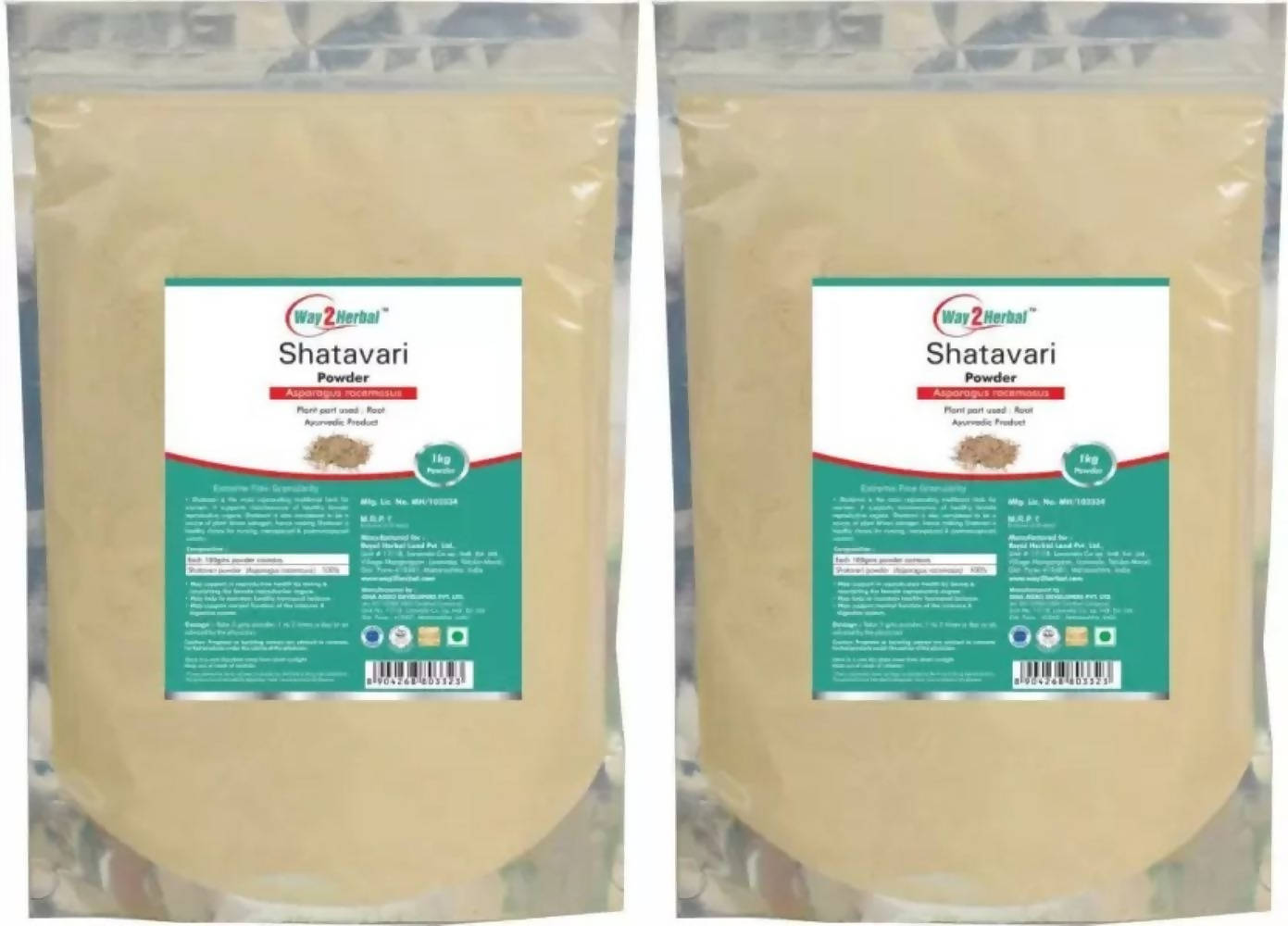 Way2herbal Organic Shatavari Powder