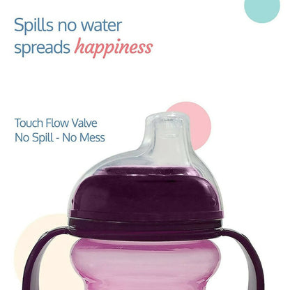 LuvLap Moby Little Spout Sipper for 6m+ (Purple)