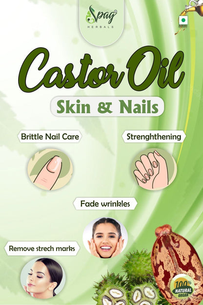 Spag Herbals Castor Oil For Hair & Skin Care