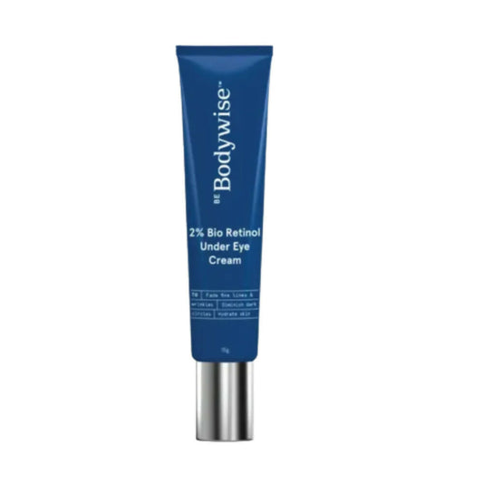 BeBodywise 2% Bio Retinol Under Eye Cream for Dark Circles, Fine Lines & Wrinkles - BUDNE