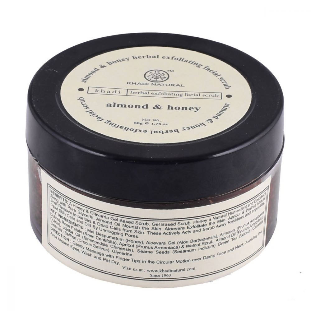 Khadi Natural Almond & Honey Exfoliating Facial Scrub