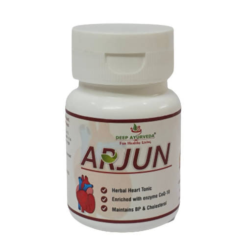 Deep Ayurveda Arjun 500mg Veg Capsules - usa canada australia