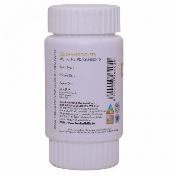 Herbal Hills Ayurveda Detox Hills Tablets