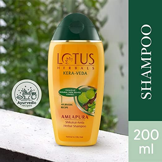 Lotus Herbals Amlapura Shikakai Amla Herbal Shampoo